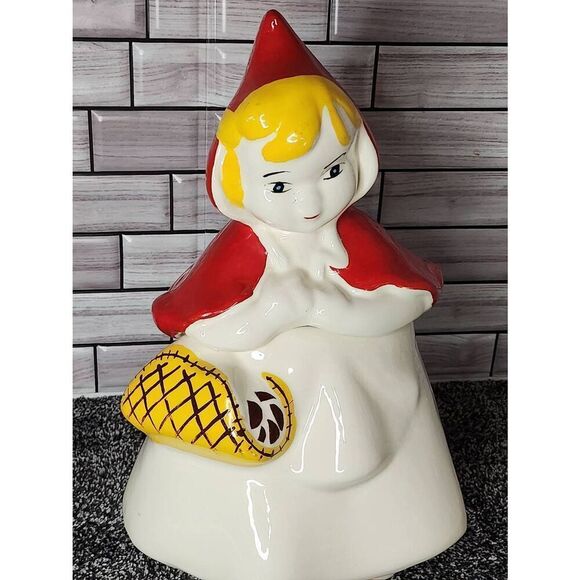 Vintage Little Red Riding Hood Cookie Jar - Picture 1 of 11